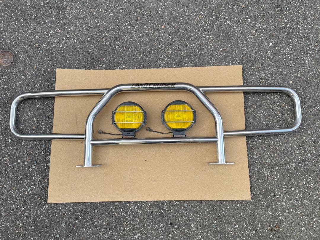 た*も様 トヨタ純正 ランドクルーザー70グリルガード　バンパーガード