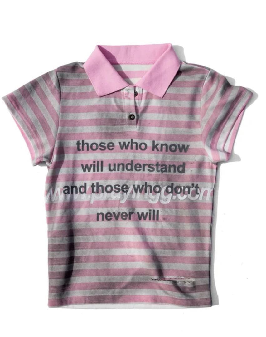 Praying UNDERSTAND POLO 半袖ポロシャツ Sサイズ