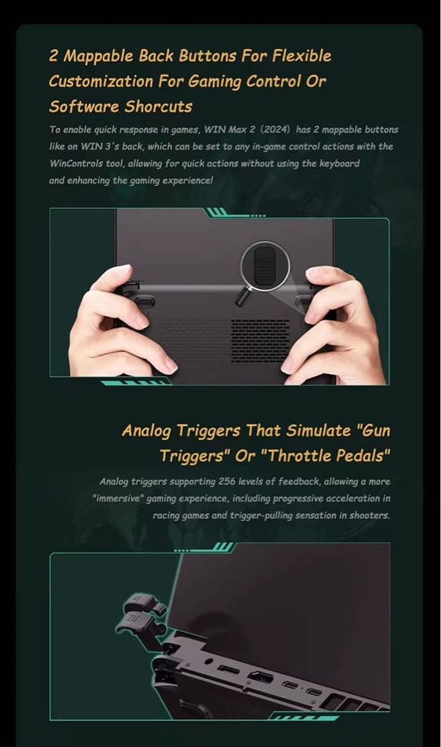 Windowsノート本体 GPD Win MAX2(2024) Ryzen7 8840U 32GB 2TB