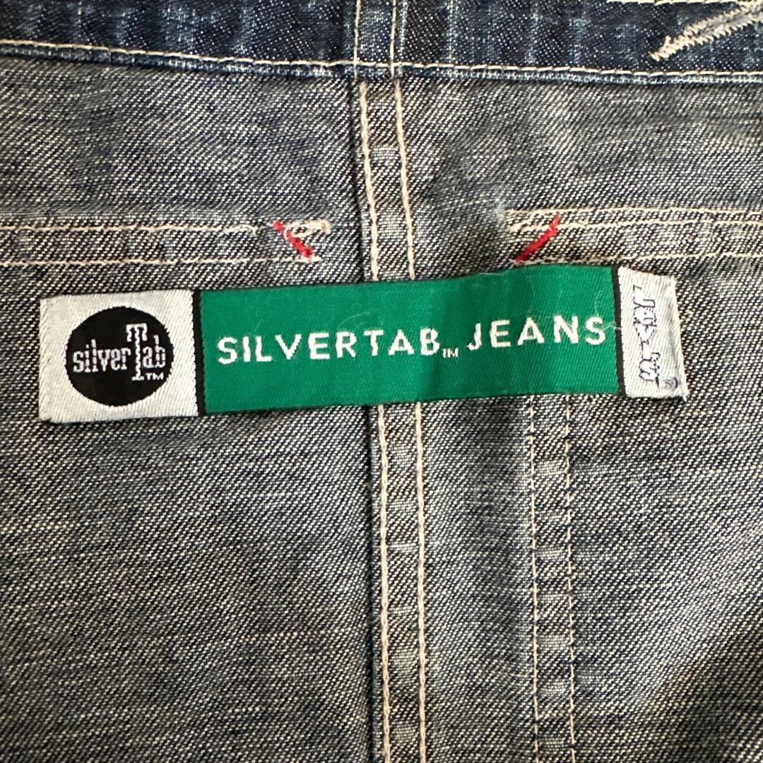 Silver Tab デニムオーバーオール インディゴブルー