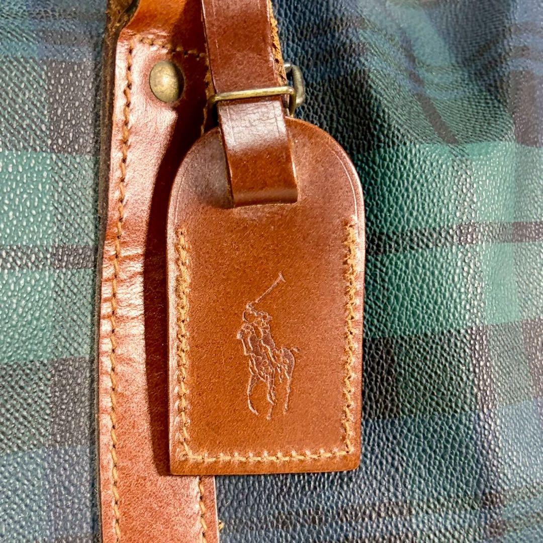 【美品✨】ポロラルフローレン　ボストンバッグ　旅行カバン 2way 大容量PVC