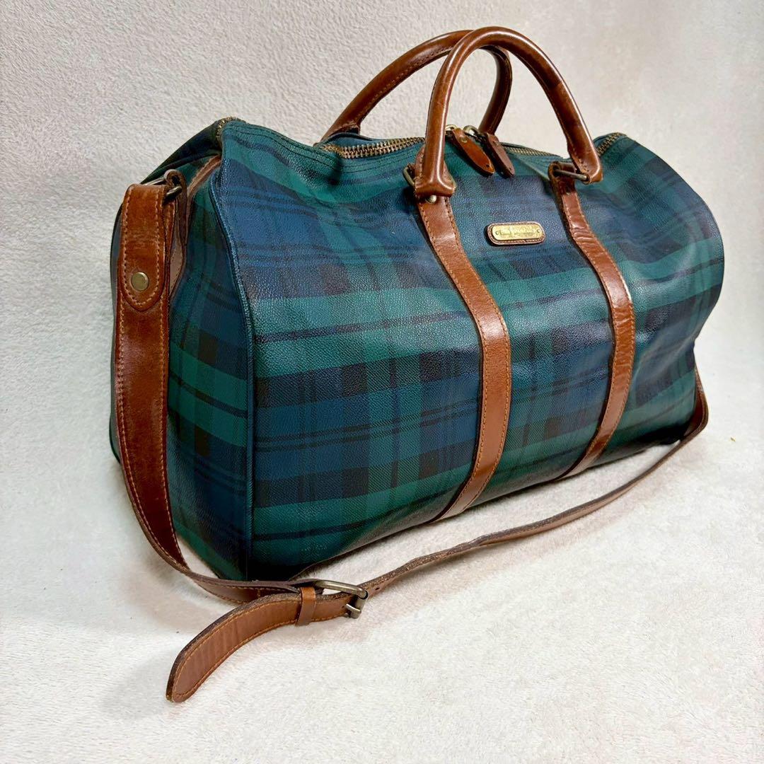 【美品✨】ポロラルフローレン　ボストンバッグ　旅行カバン 2way 大容量PVC