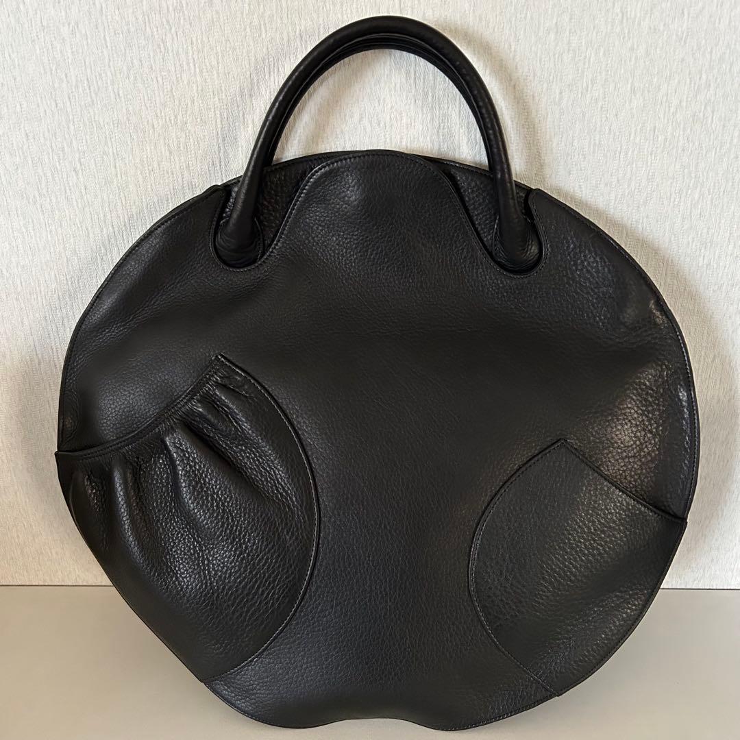 michiamo ミキアモ キップソフト トートバッグ 本革　ラウンド型　未使用