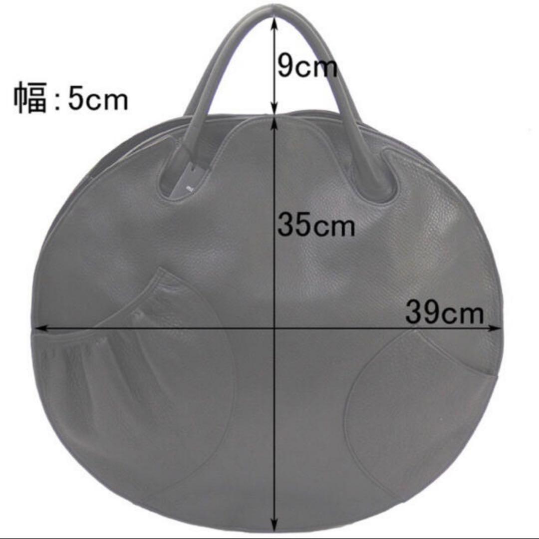 michiamo ミキアモ キップソフト トートバッグ 本革　ラウンド型　未使用