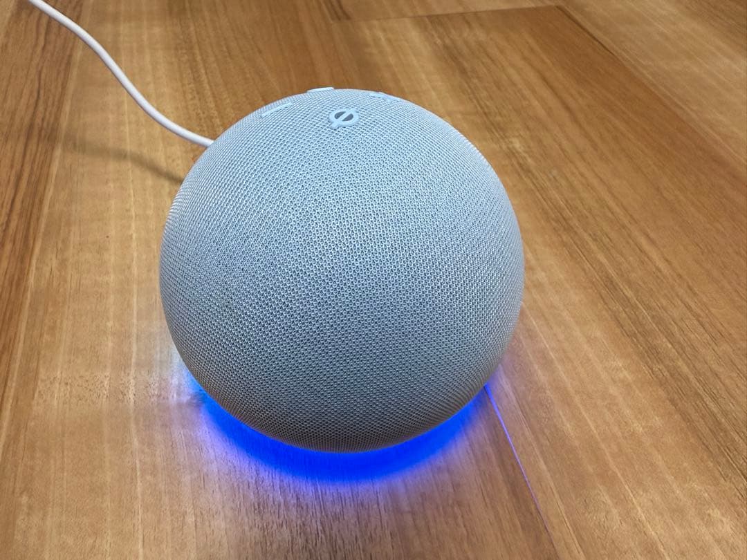 Echo dot 第5世代 with clock 時計付 クラウドブルー