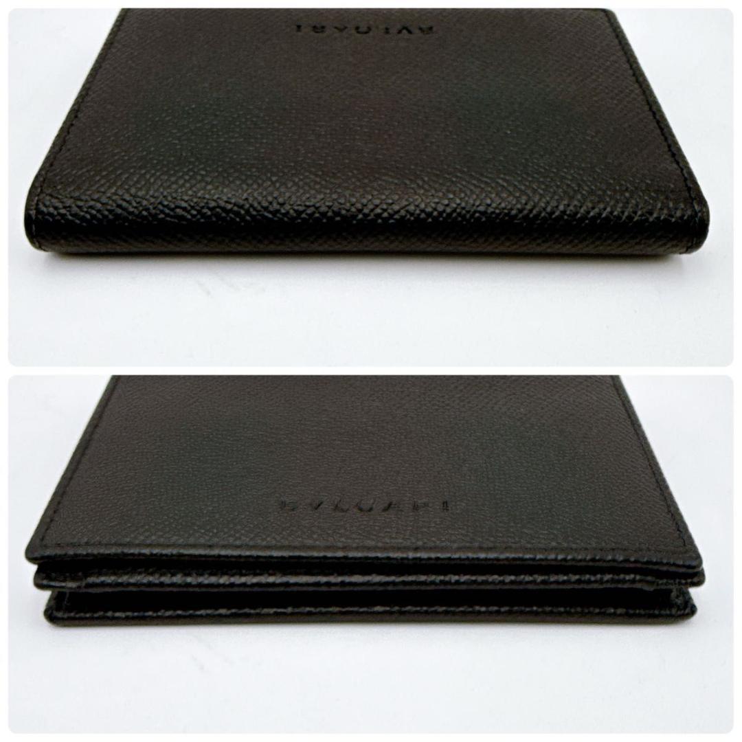 【未使用品】BVLGARI ブルガリ 名刺入れ カード入れ 黒 レザー