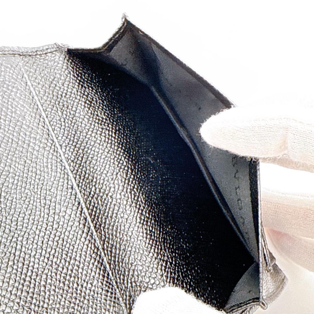 【未使用品】BVLGARI ブルガリ 名刺入れ カード入れ 黒 レザー