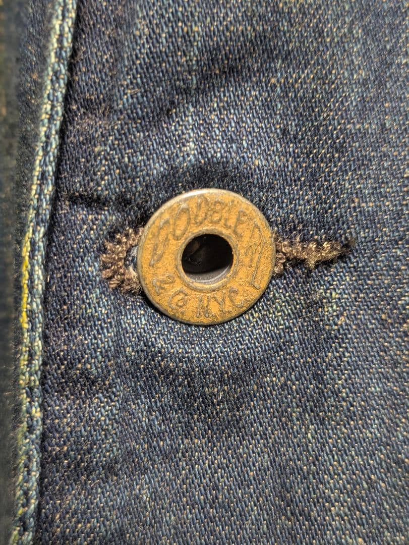 【美品】RRL/セルビッジ デニム エンジニア ジャケット/L/23SS