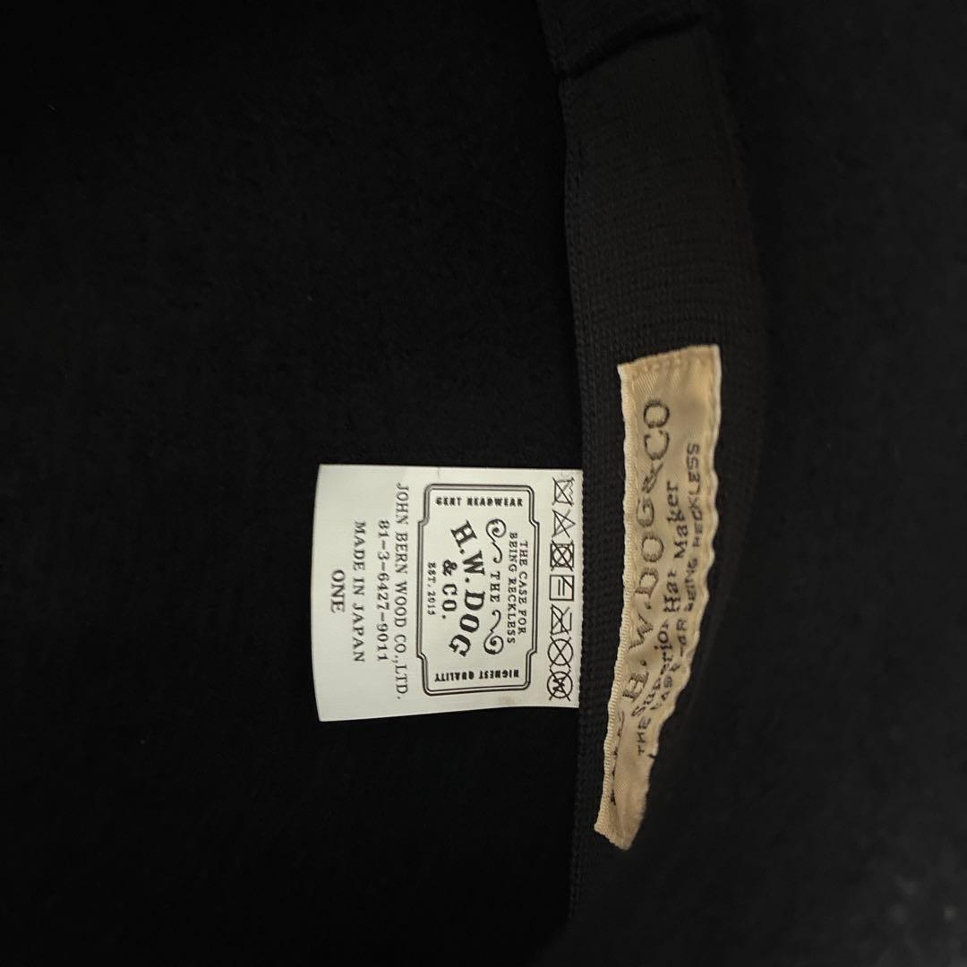 帽子 the hwdog&co beret Black