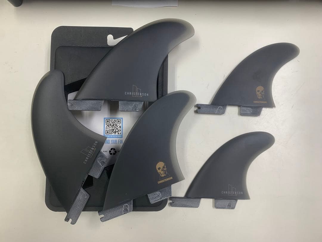 FCS2クリステンソン トライ クワッド フィンセット 5枚セット Mサイズ