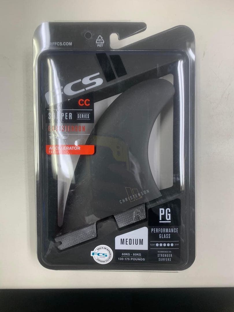 FCS2クリステンソン トライ クワッド フィンセット 5枚セット Mサイズ