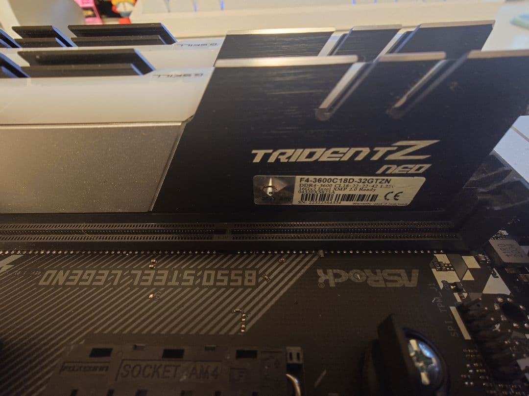 CPU ASRock Steel Legend B550 Ryzen 7 5700X