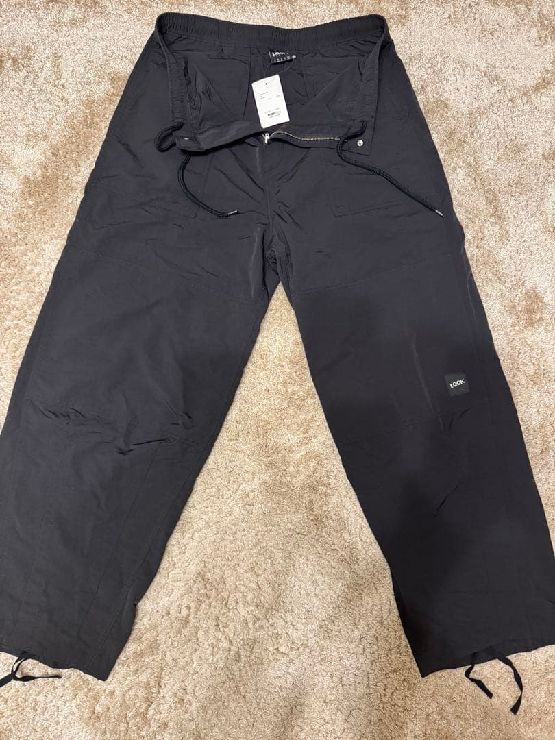 LQQK Studio/BUGGY PANTS (BLACK) XLサイズ