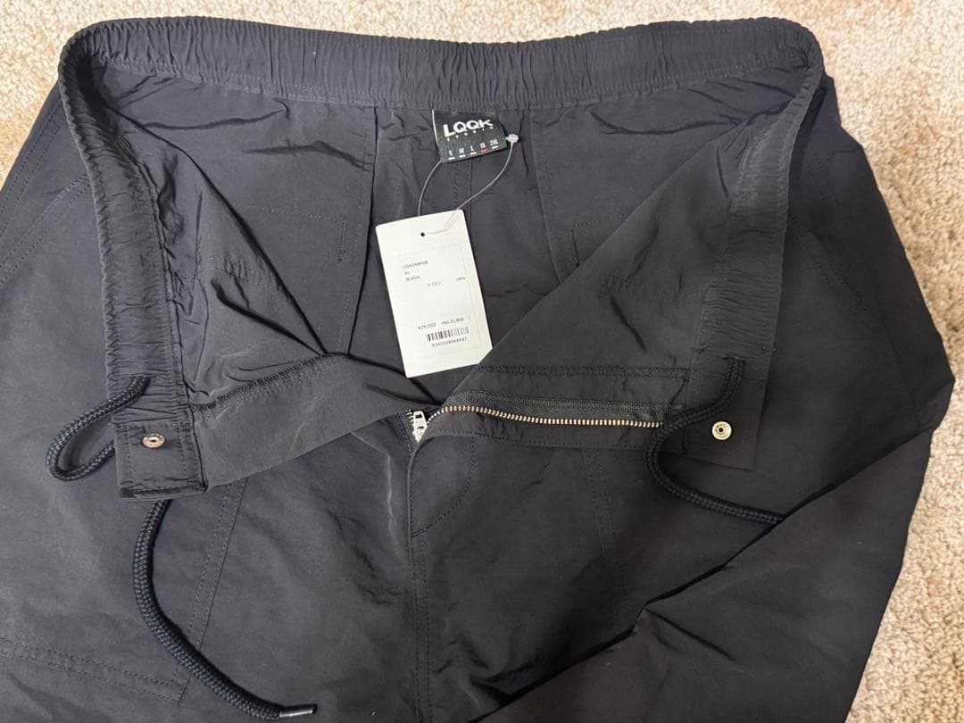 LQQK Studio/BUGGY PANTS (BLACK) XLサイズ