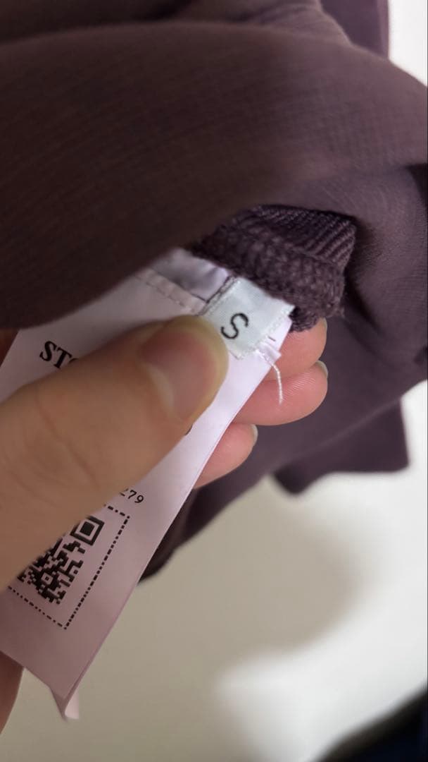 Stone  パープル スウェット Sサイズ