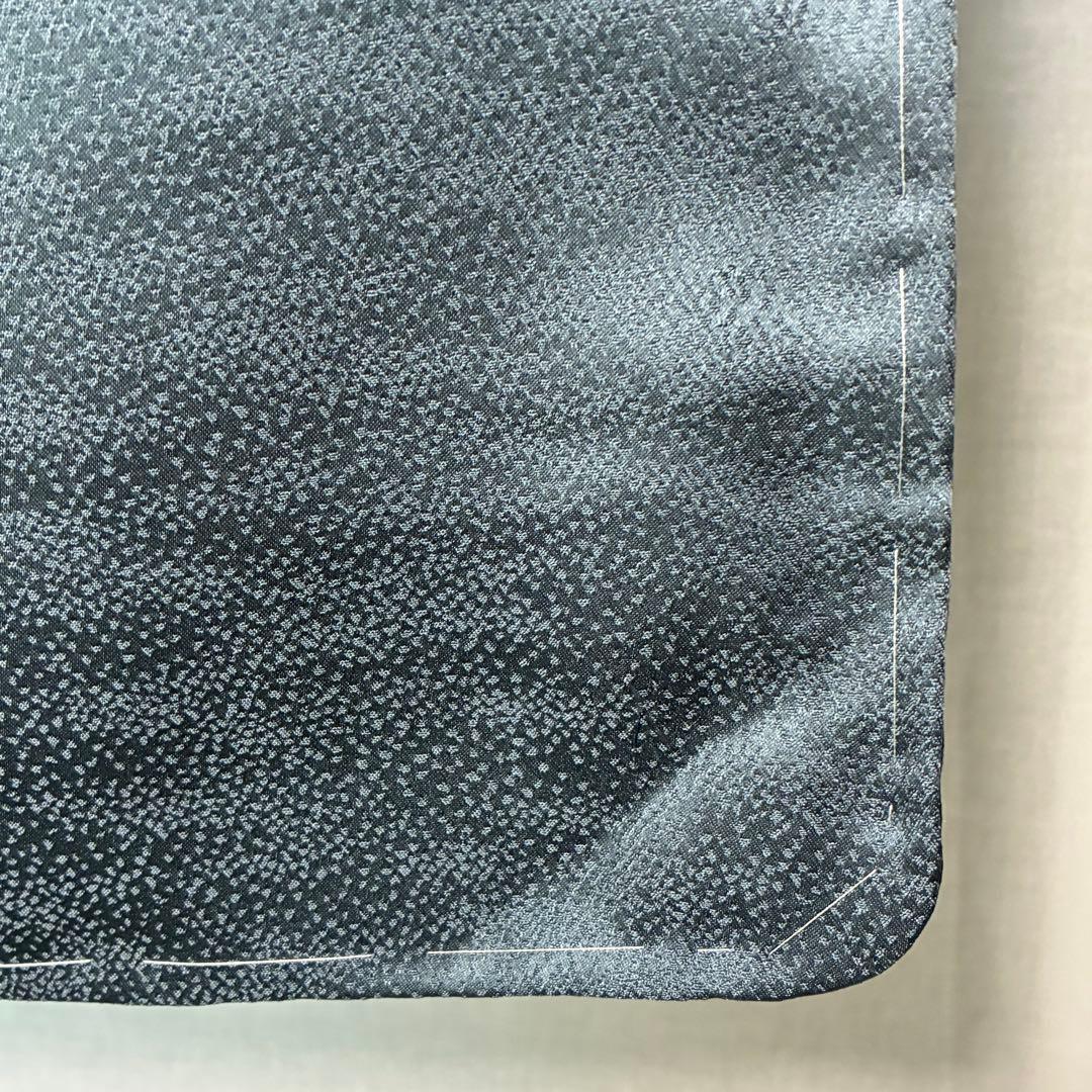 D105訪問着 椿 花模様 正絹 着物 袷 幅広サイズ しつけ糸付き未使用極美品