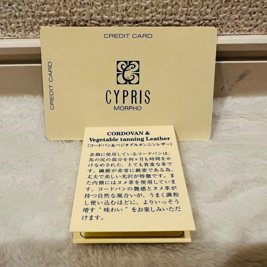 【数回使用程度】CYPRIS キプリス カードケース コードバン 名刺入れ