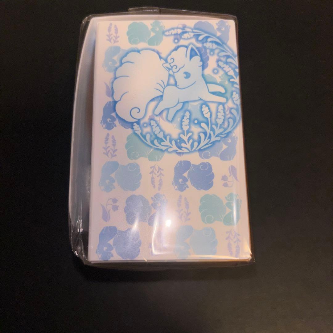 未開封　アローラロコン&ロコンポンチョのピカチュウ　デッキケース&デッキシールド