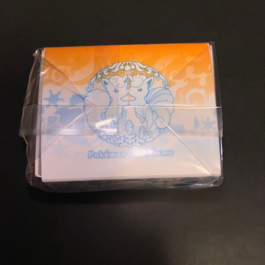 未開封　アローラロコン&ロコンポンチョのピカチュウ　デッキケース&デッキシールド