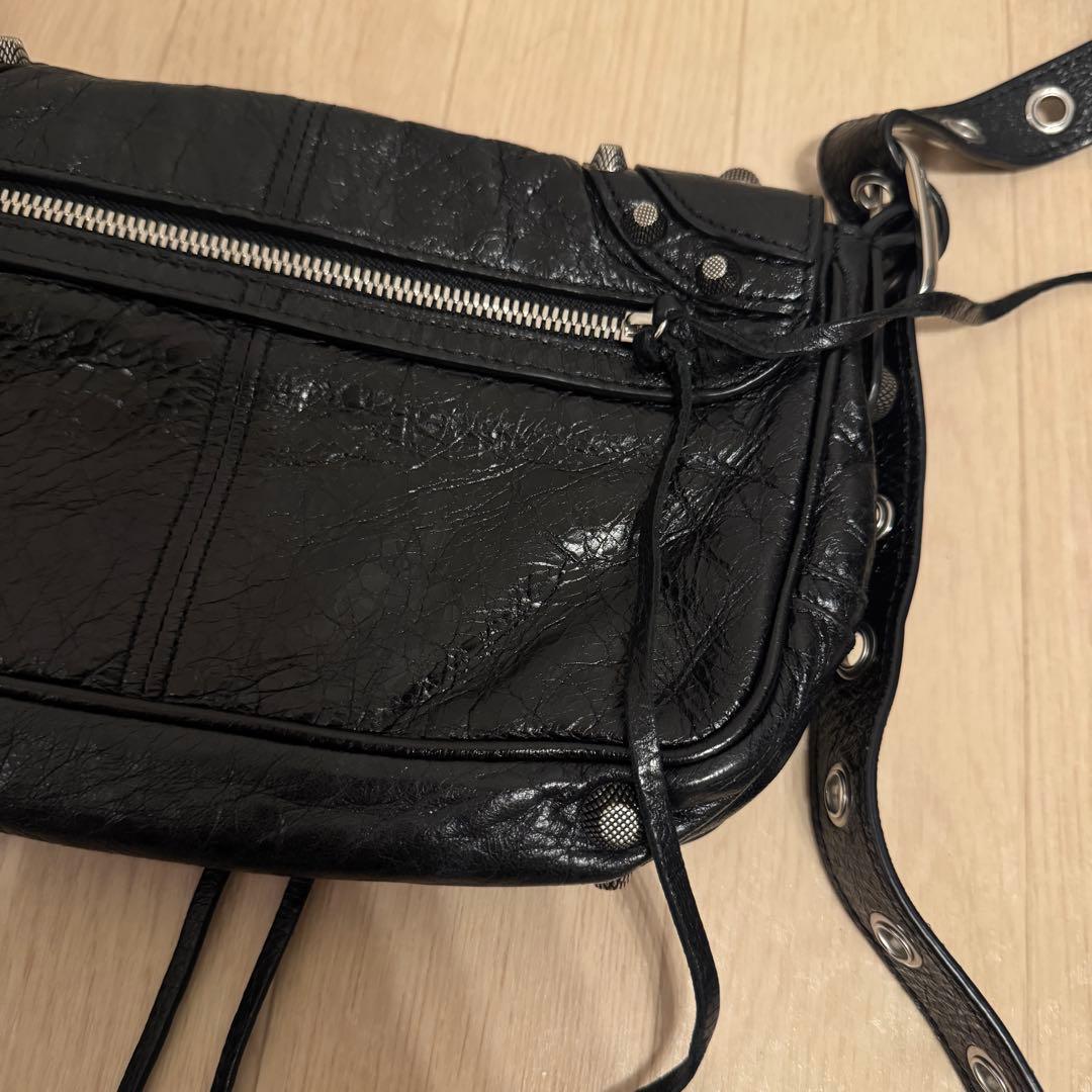 確実正規品 BALENCIAGA BLACK LE CAGOLE XS BAG