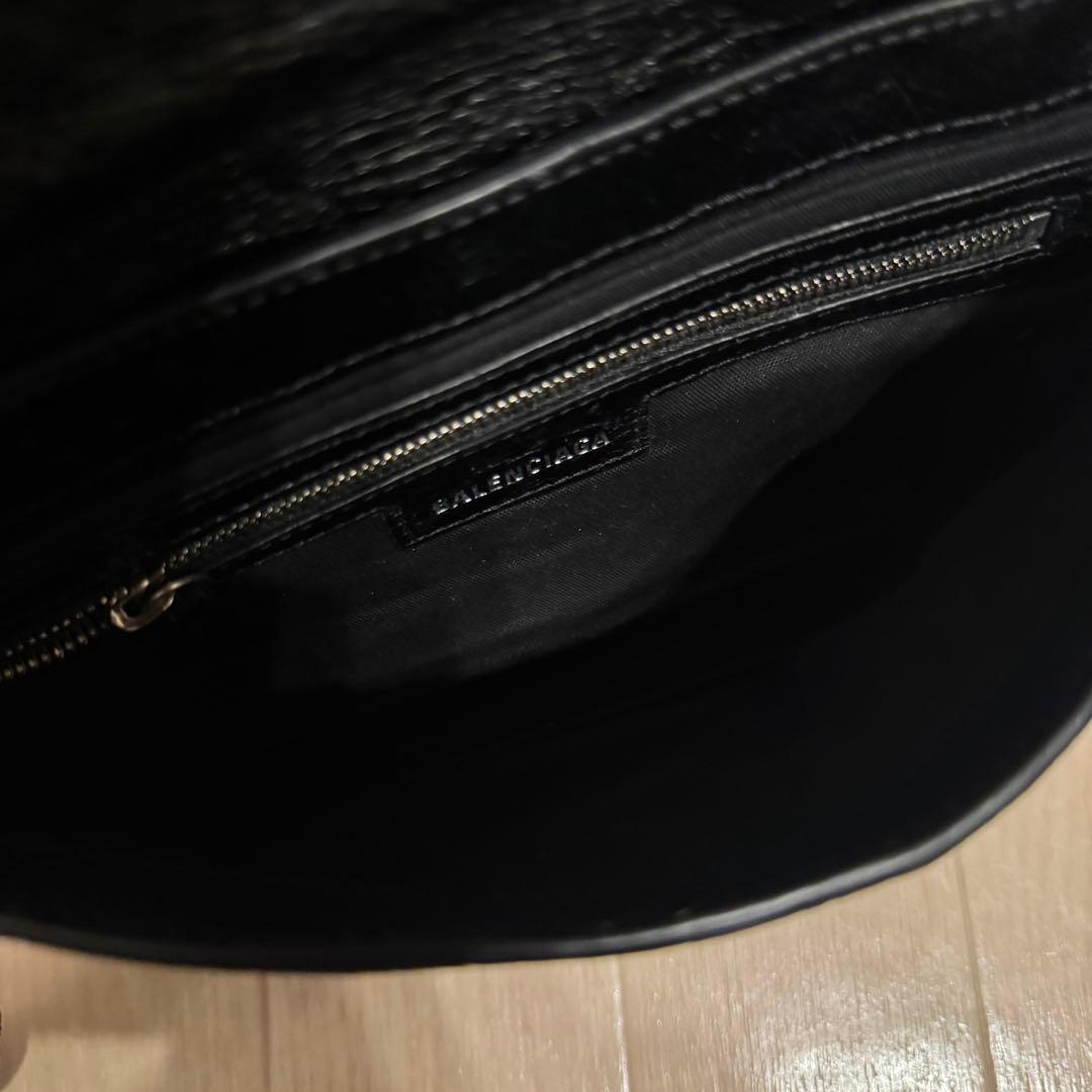 確実正規品 BALENCIAGA BLACK LE CAGOLE XS BAG