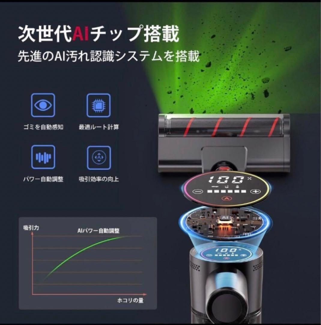 コードレス掃除機 軽量 サイクロン式 スティッククリーナー 2WAY スタンド付