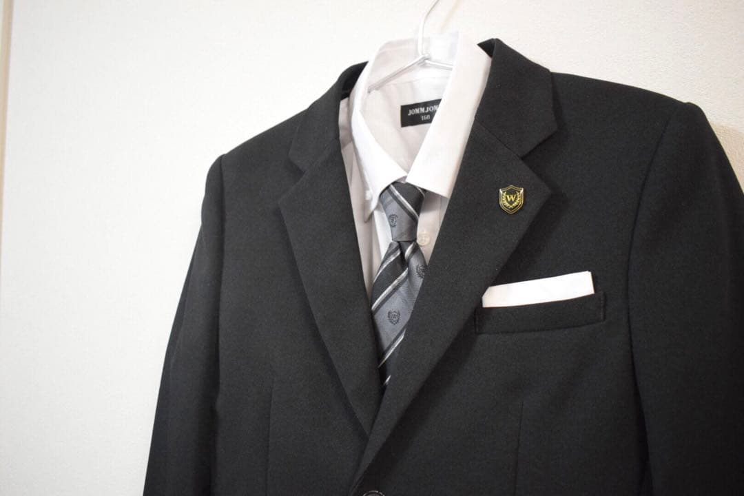 waltz BEAMSDESIGN フォーマルスーツ　卒業　　冠婚葬祭　160黒