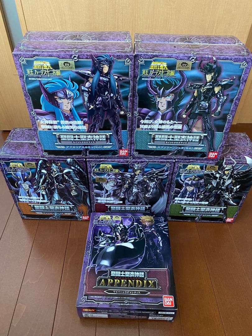 セイントクロスマイス　冥衣　5体セット　台座付き