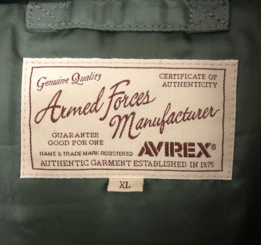AVIREX N-3B ジャケット コマーシャル
