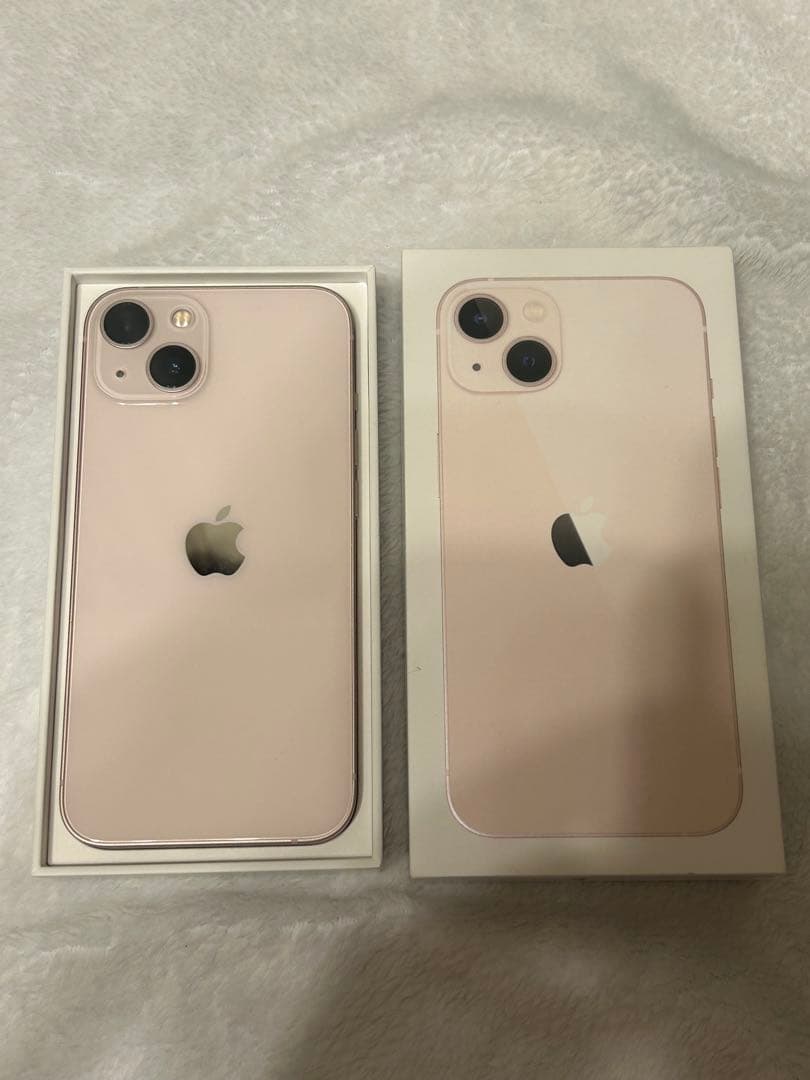 Apple iPhone 13 ピンク 本体 箱付き 充電器なし
