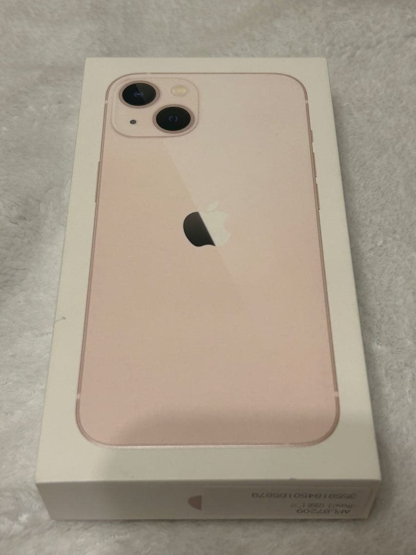 Apple iPhone 13 ピンク 本体 箱付き 充電器なし