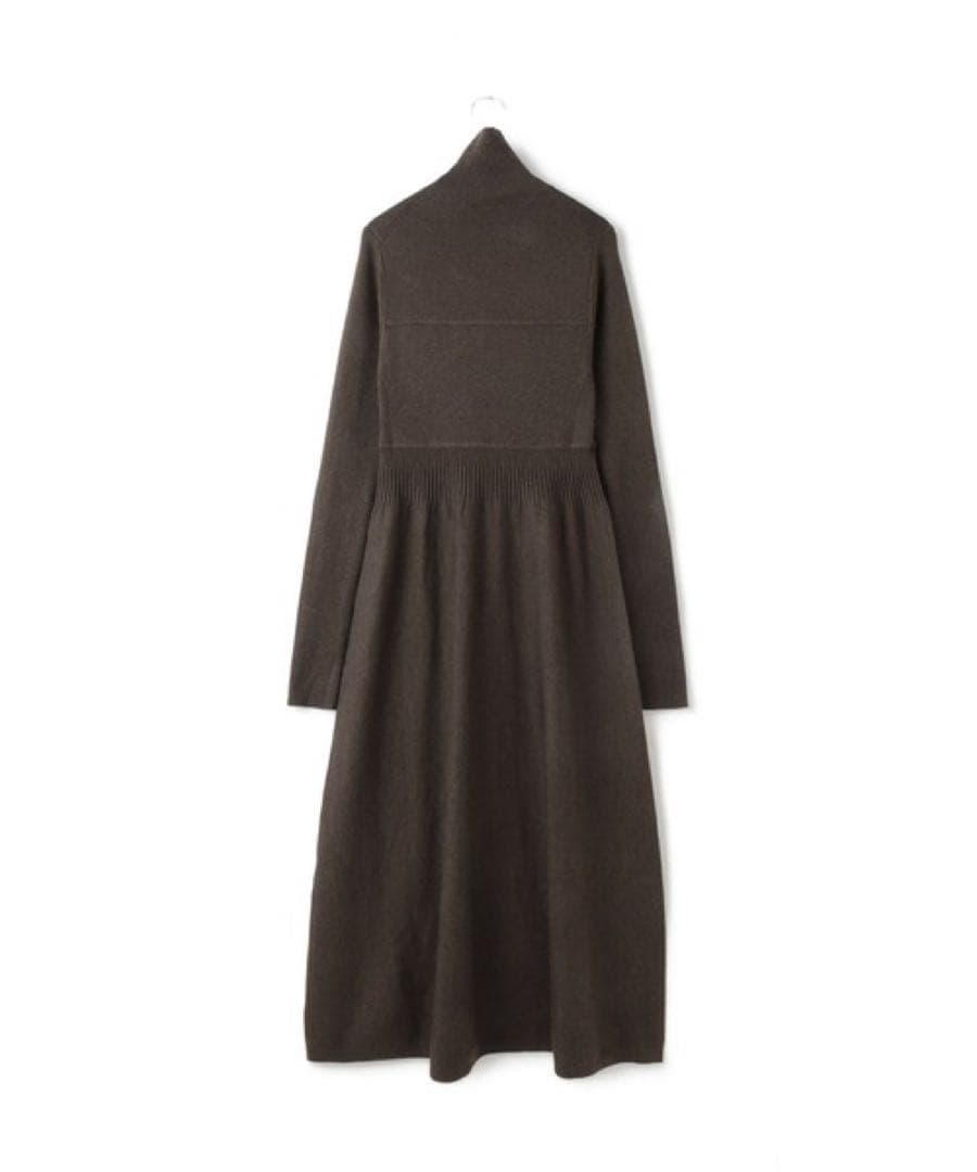 ADAM ET ROPE' MIXパターンニットワンピース