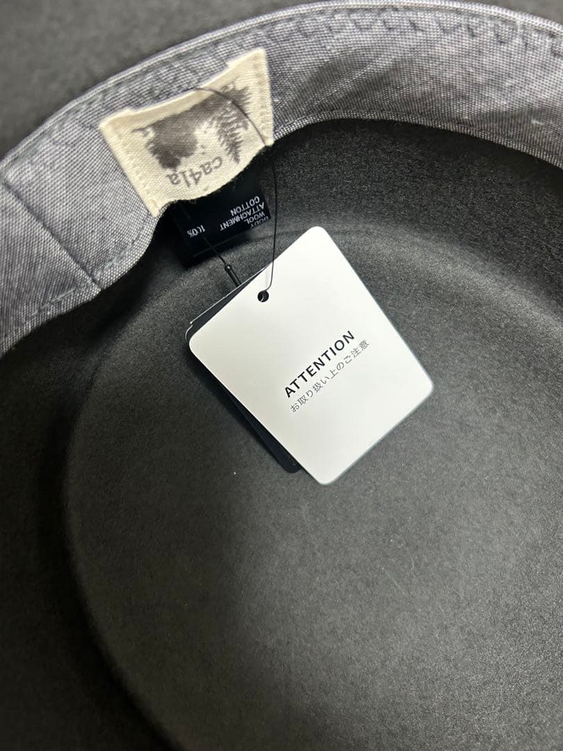 CA4LA CF CASABLANCAグレー ハット