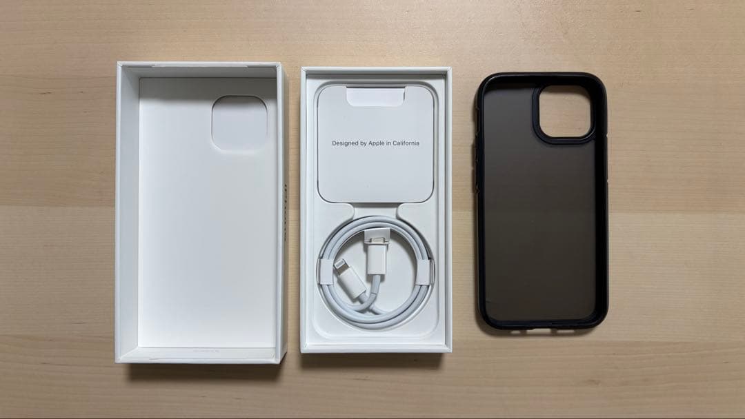 iPhone 13 mini 256GB ミッドナイト　カバー付き