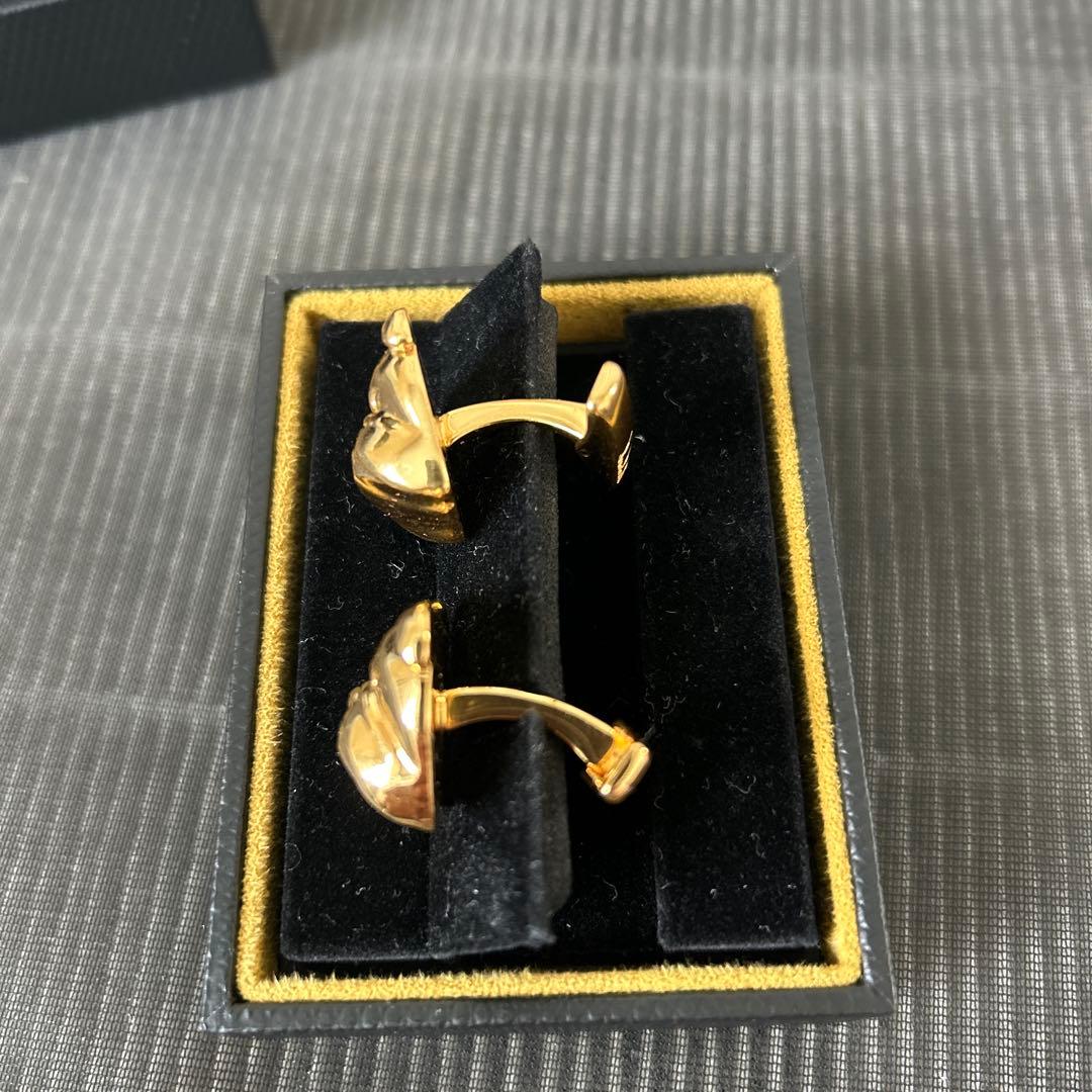 dunhill 犬の頭部デザイン カフリンクス