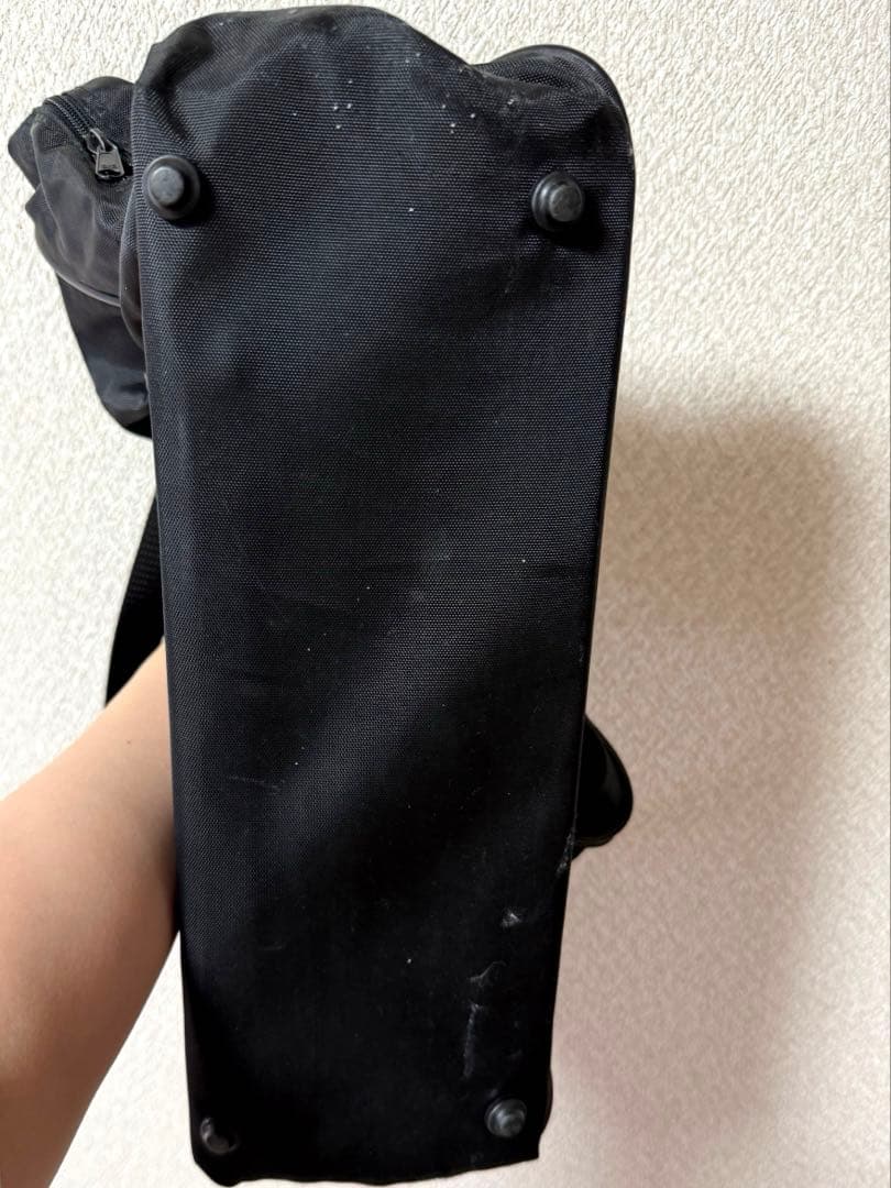 【希少品】ワールドペガサス スクールバック 旧ワッペ　黒ピンク 廃盤カラー