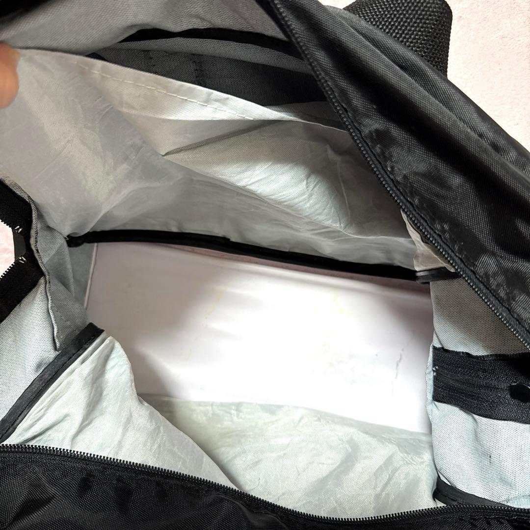 【希少品】ワールドペガサス スクールバック 旧ワッペ　黒ピンク 廃盤カラー