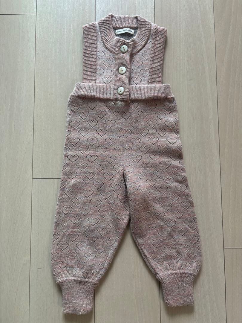 SOOR PLOOM ニットオーバーオール 1yr/80cm