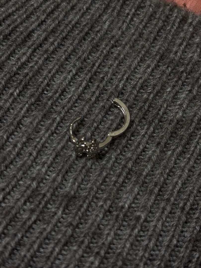 CHANEL フープピアス　片耳のみ