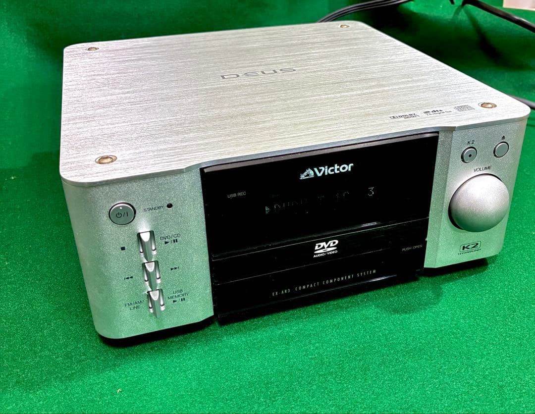 ビクター　EX-AR3 Victor ウッドコーンオーディオ本体　DVD再生