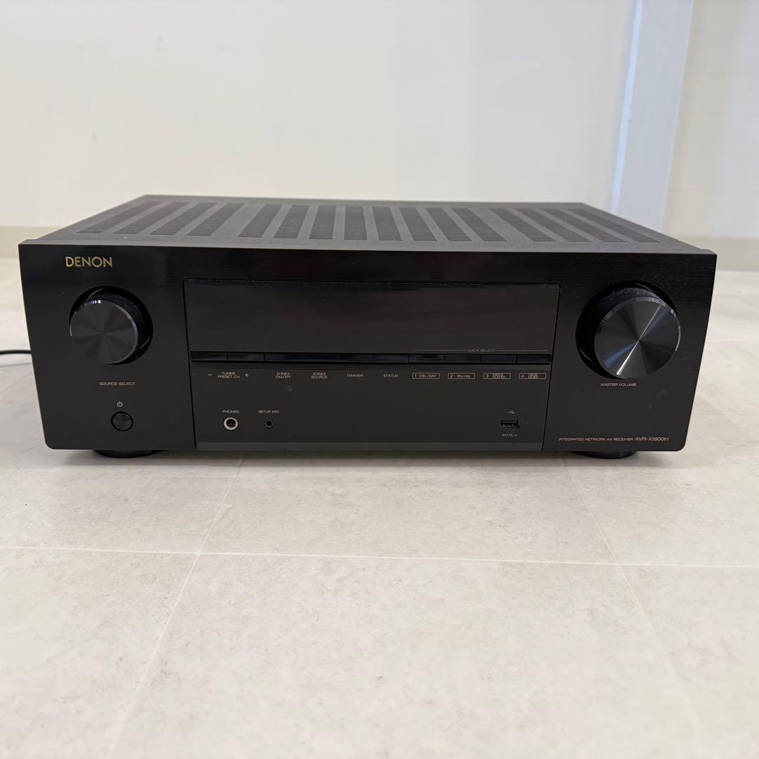 【送料込み】Denon AVR-X1800H-K アンプ airplay デノン
