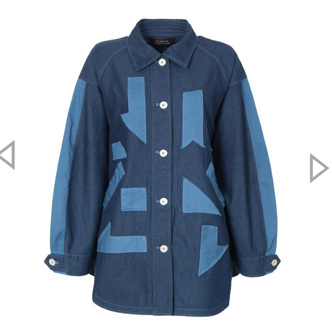 美品★ヤッコマリカルド　ジオメトリーアップリケジャケット