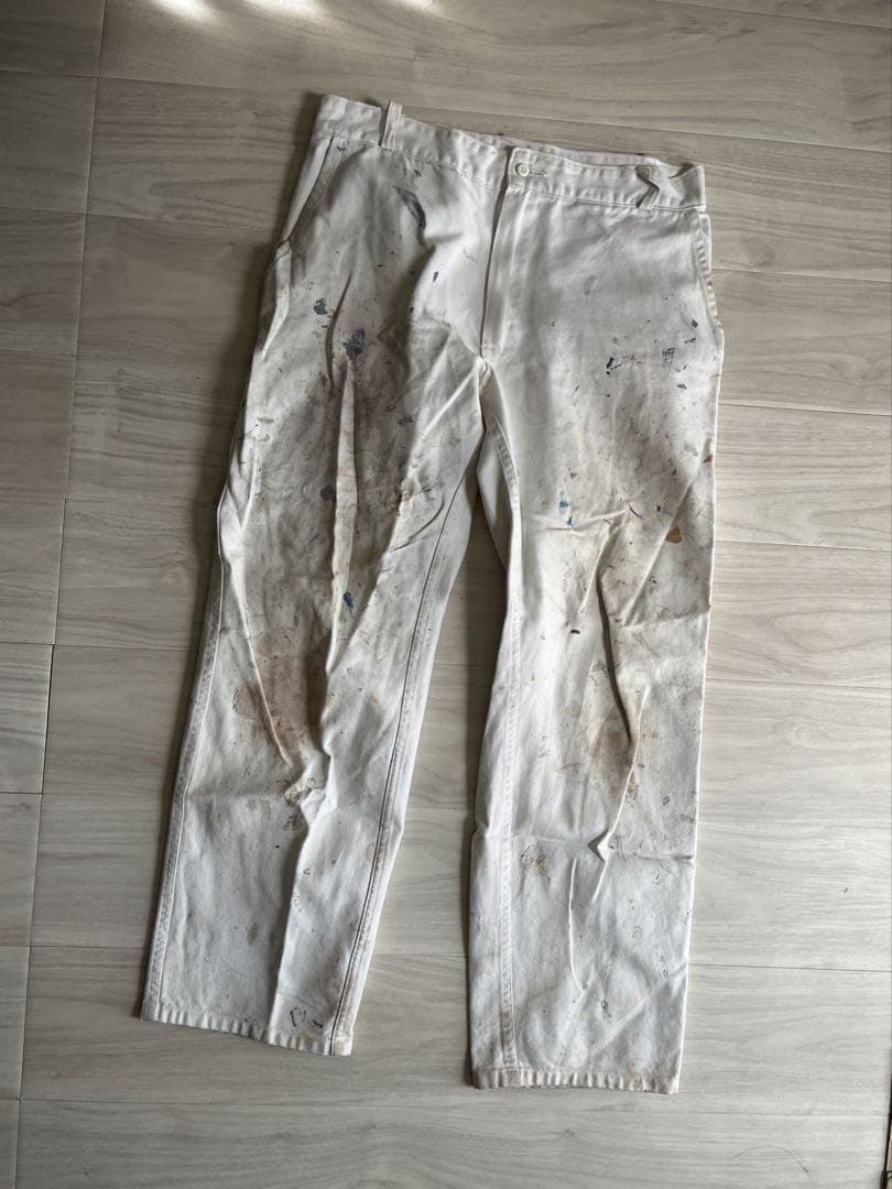 【着画あり】ペインターパンツ 100%コットン ヴィンテージ
