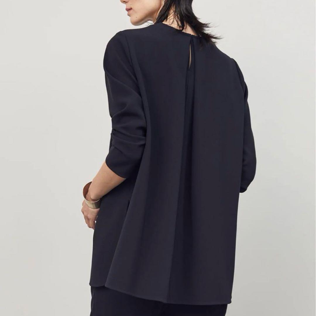 未使用 SOEJU Aラインチュニックブラウス ブラック Sサイズ