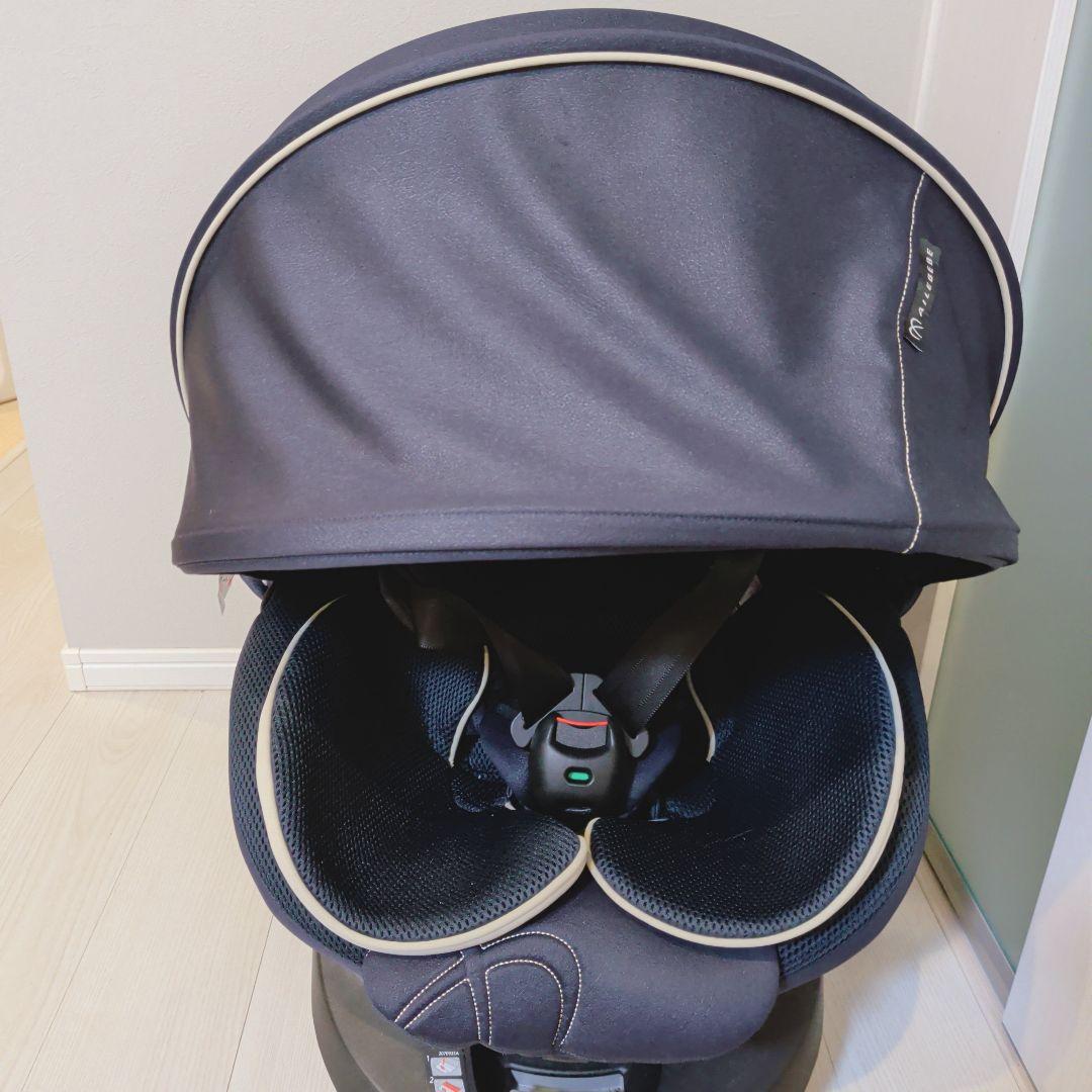 【極美品】エールべべ クルット5i グランスISOFIX最上位モデル ネイビー