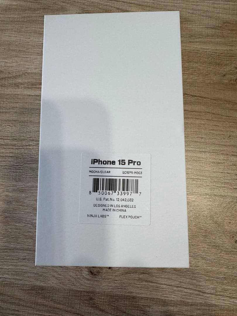 NINJALABS ニンジャラボ　iPhone 15 Pro モカ/クリア