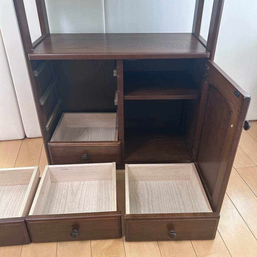 飛騨産業　サイドボード　キャビネット　アンティーク　電話台　ラック　レトロ