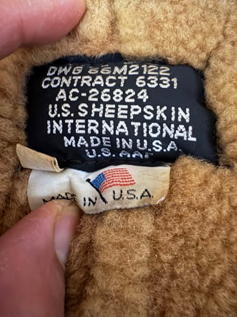 ビンテージB3ミリタリージャケット