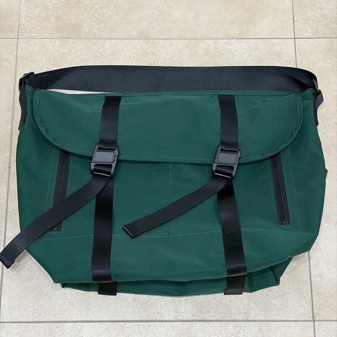 shinzone別注 AMIACALVA メッセンジャーバッグ グリーン