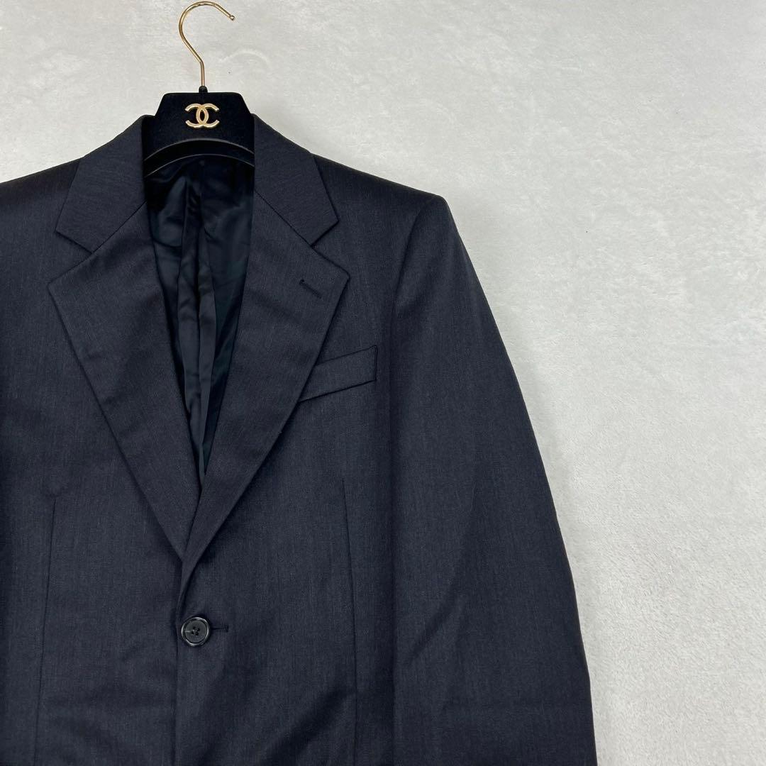 G813 美品 M フェンディ イタリア製 スーツ上下 ブラック メンズ